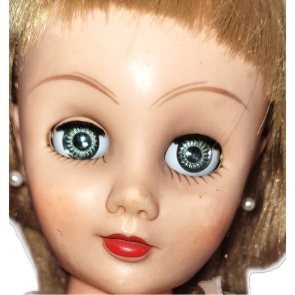 19" 1950s Vintage Teenage High Heel Fashion Doll~Twist Waist ~Homemade Heels - Picture 7 of 12